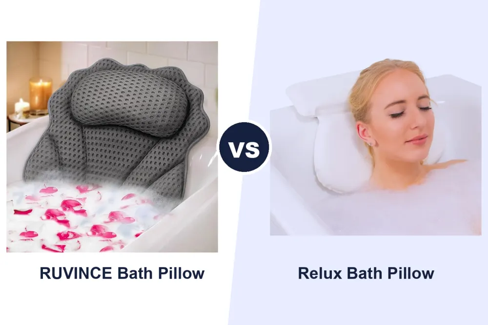 Best Bath Pillow: RUVINCE vs Relux Compared