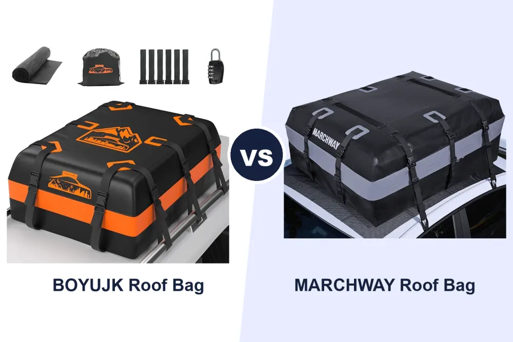 Best Car Roof Cargo Carrier Bag: BOYUJK vs MARCHWAY Compared
