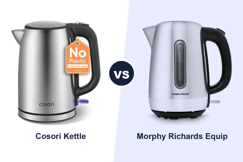 Best Electric Kettle: Cosori vs Morphy Richards Equip Compared
