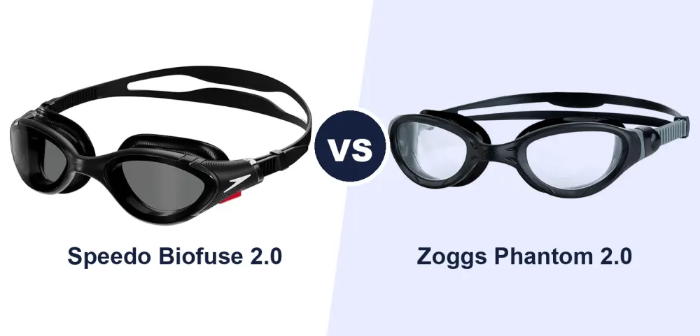 Best Swimming Goggles: Speedo Biofuse 2.0 vs Zoggs Phantom 2.0 Compared