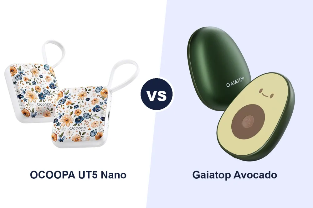 Best Rechargeable Hand Warmers: OCOOPA UT5 Nano vs Gaiatop Compared