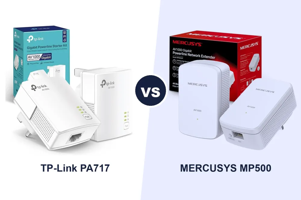 Best Powerline Adapter Kit: TP-Link PA717 vs MERCUSYS MP500 Compared
