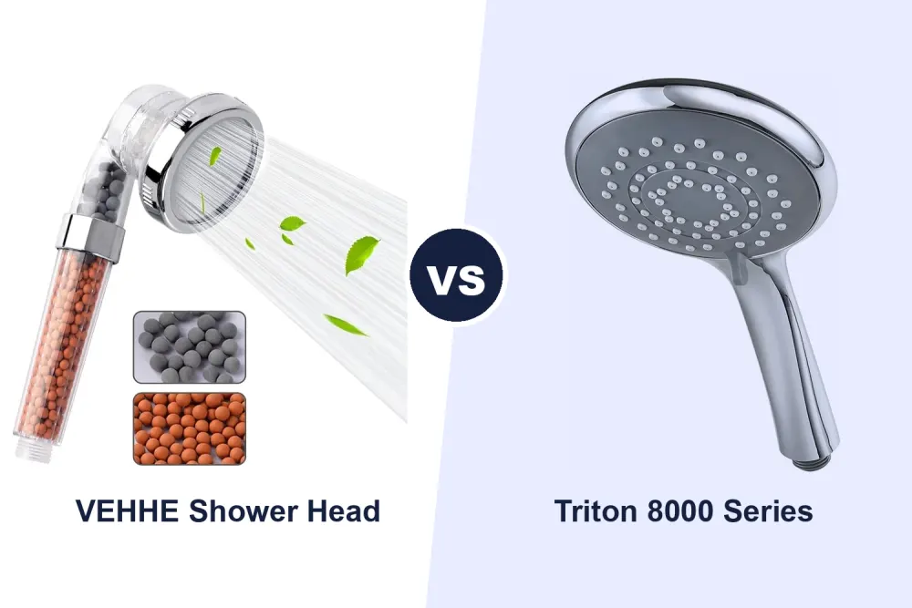 Best High Pressure Shower Head: VEHHE vs Triton 8000 Series Compared