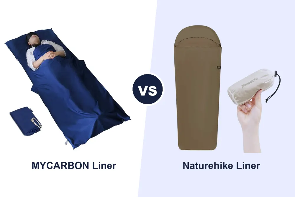 Best Travel Sleeping Bag Liner: MYCARBON Cotton vs Naturehike Ultralight Compared