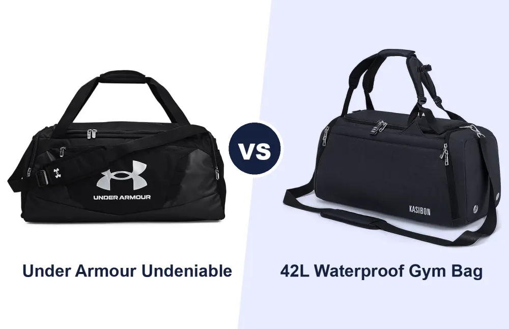 Best Gym Bag with Shoe Compartment: Under Armour Undeniable 5.0 vs 42L Waterproof Duffel Compared