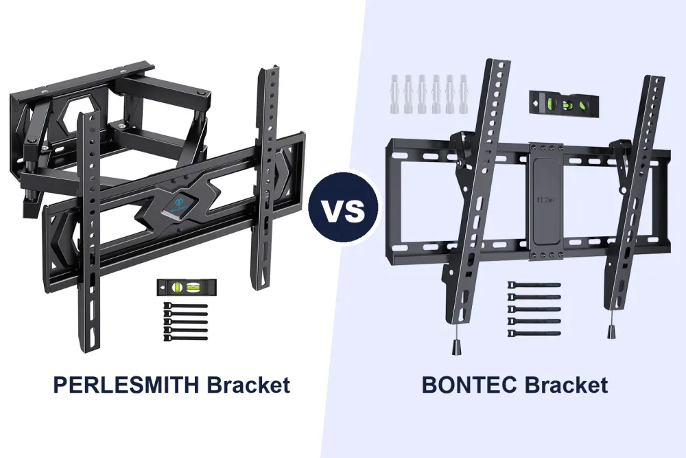Best TV Wall Bracket: PERLESMITH Swivel Tilt vs BONTEC Tilt Compared