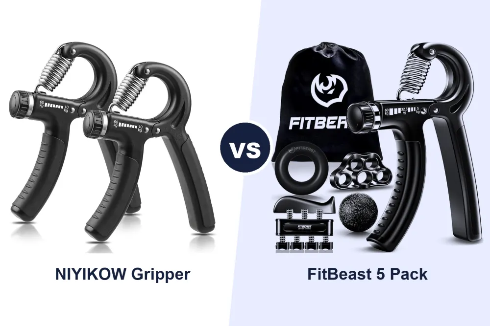 Best Hand Grip Strengthener: NIYIKOW vs FitBeast 5-Pack Compared