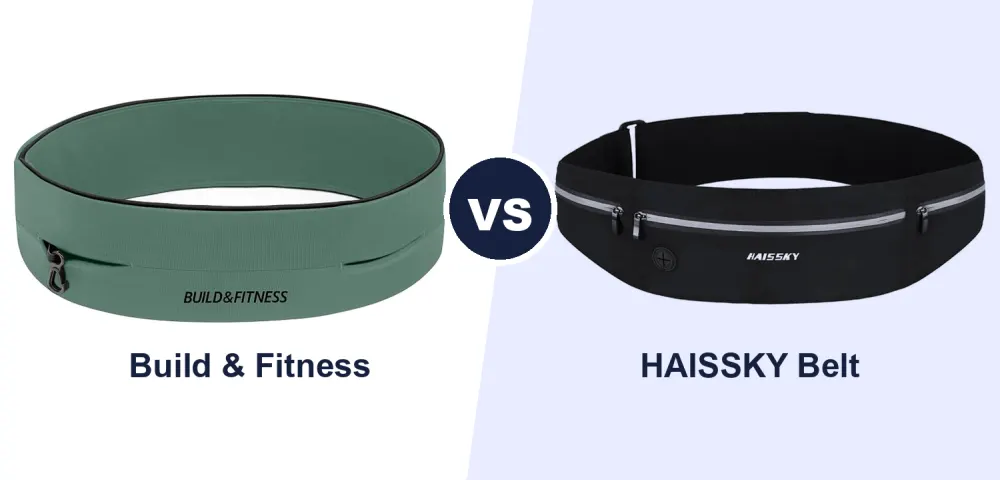 Best Running Belt: Build & Fitness Flip Belt vs HAISSKY Waist Pack Compared