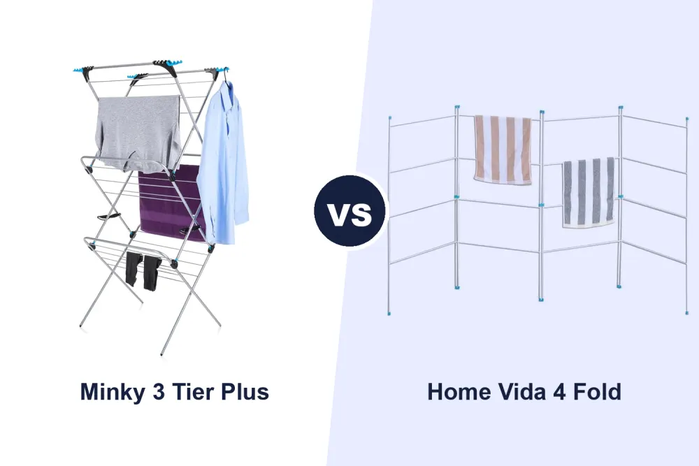Best Clothes Airer: Minky 3 Tier Plus vs Home Vida 4 Fold Compared