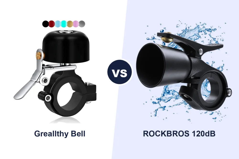 Best Bike Bell: Greallthy Full-Metal vs ROCKBROS 120dB Compared