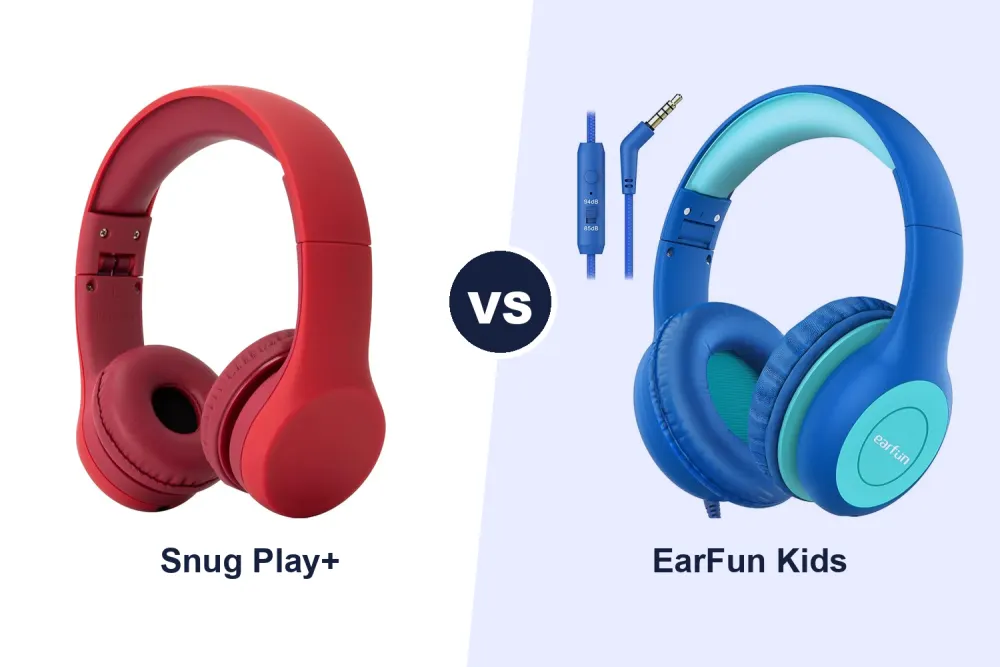 Best Wired Kids Headphones: Snug Play+ vs EarFun Compared