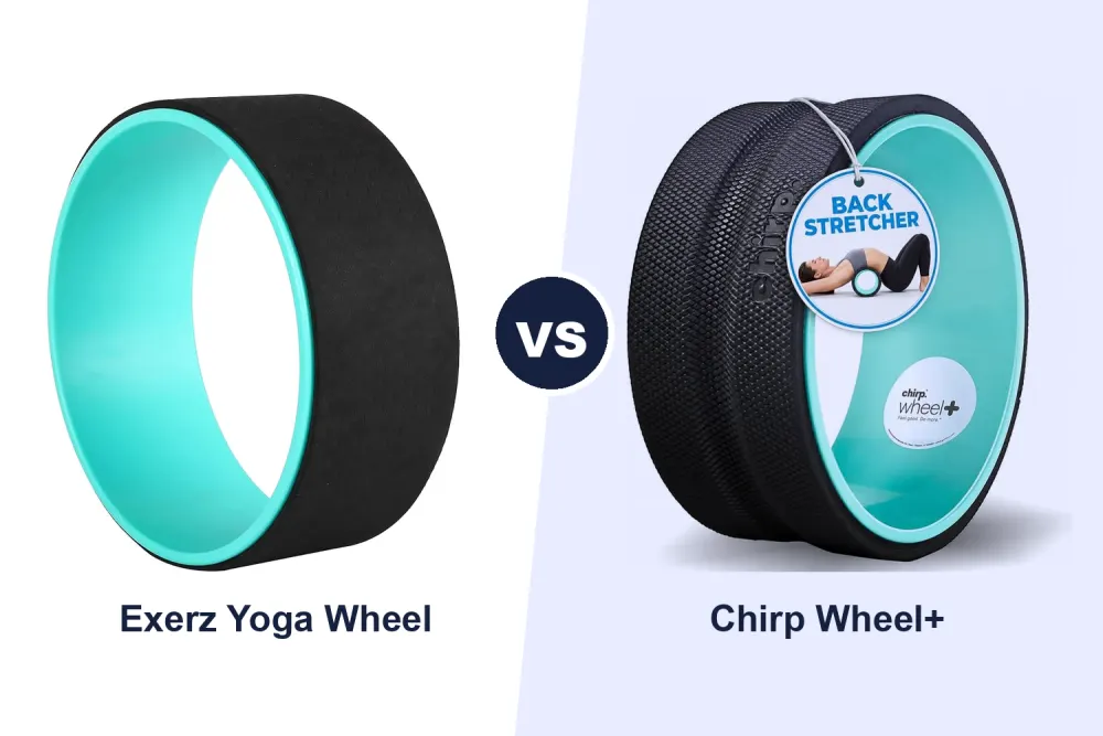 Best Yoga Wheel: Exerz 33cm vs Chirp Wheel+ Back Roller Compared