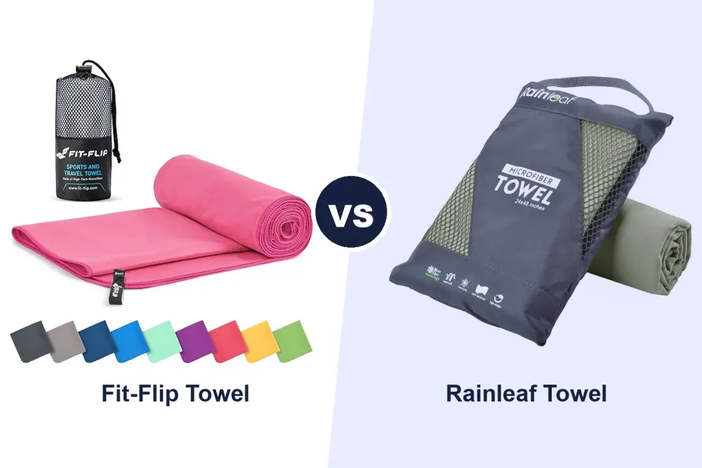 Best Microfibre Gym Towel: Fit-Flip vs Rainleaf Compared