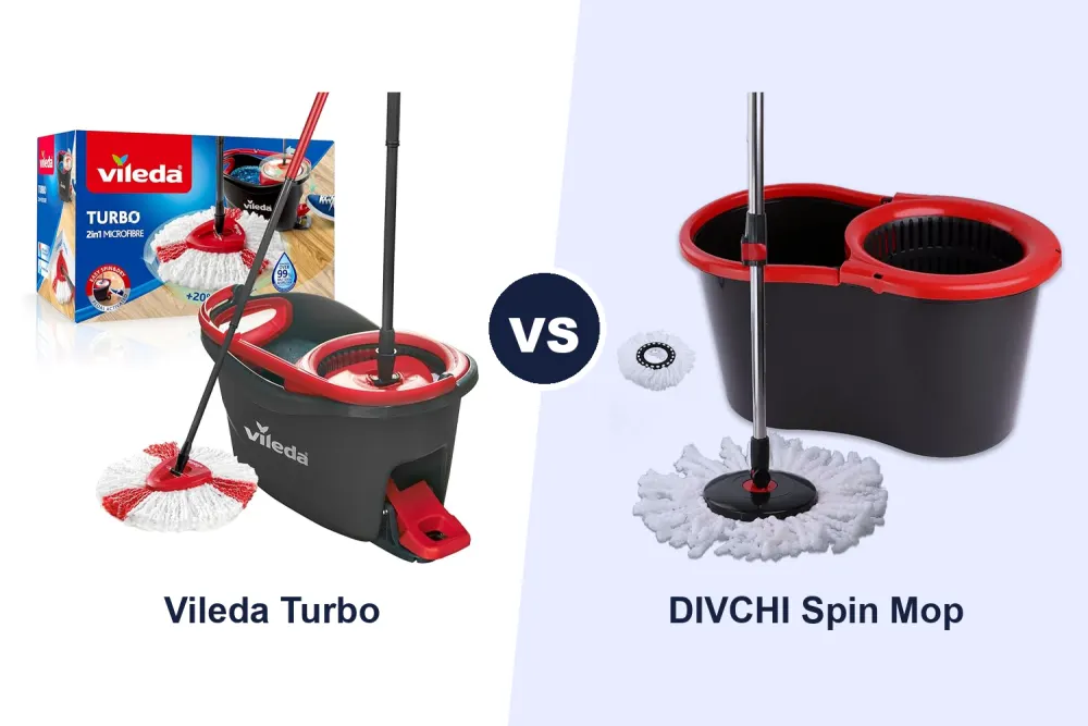 Best Spin Mop and Bucket: Vileda Turbo 2in1 vs DIVCHI Compared