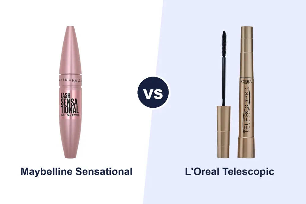 Best Everyday Mascara: Maybelline Lash Sensational vs L'Oréal Telescopic Compared