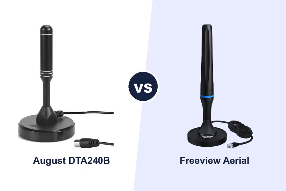 Best Indoor TV Aerial: August DTA240B vs Magnetic Freeview Aerial Compared
