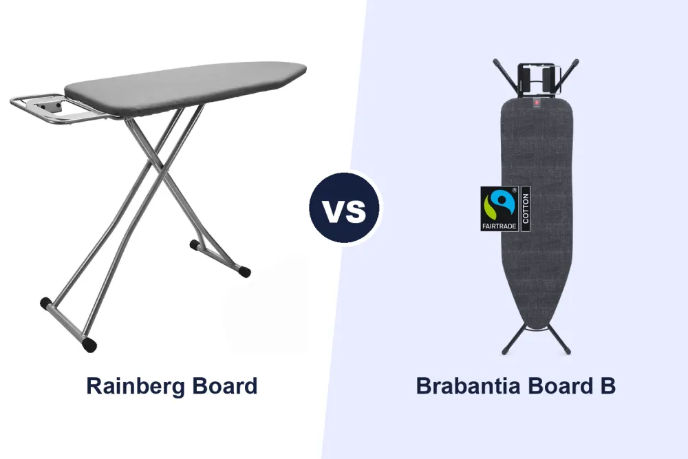 Best Ironing Board: Rainberg 122x38cm vs Brabantia Ironing Board B Compared