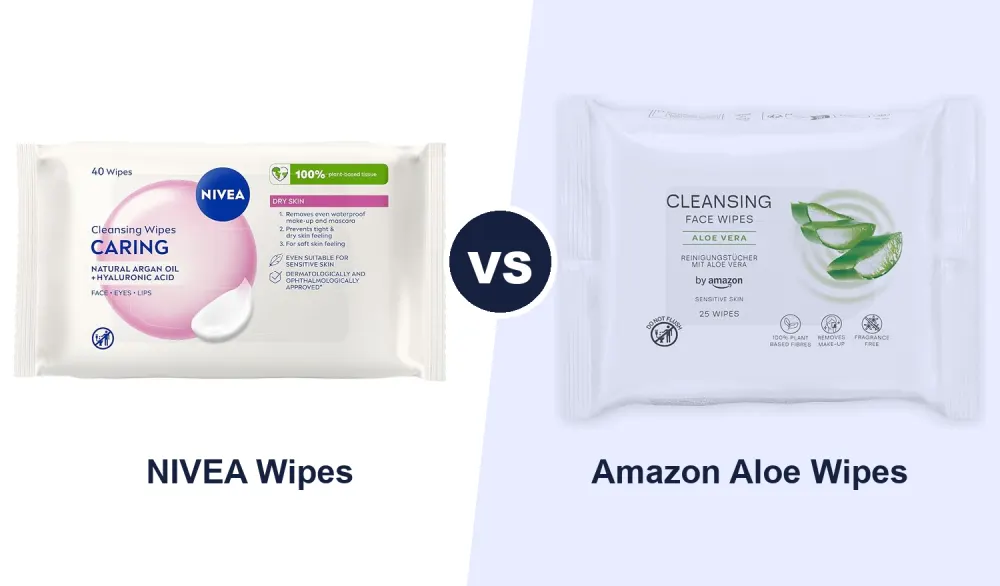 Best Face Cleansing Wipes: NIVEA Caring vs Amazon Aloe Vera Compared