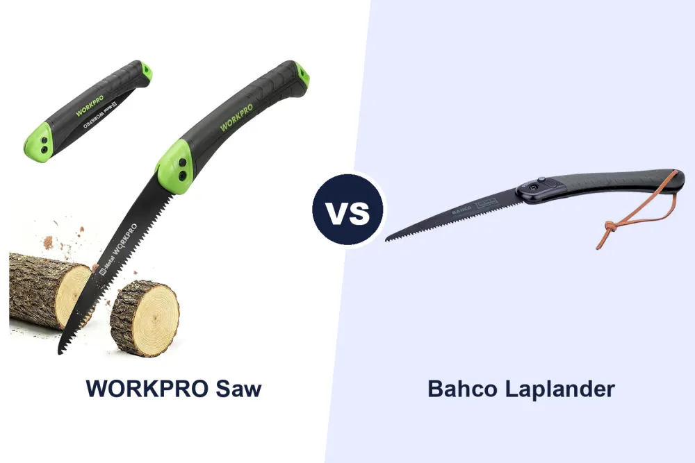Best Folding Camping Saw: WORKPRO 180mm vs Bahco Laplander Compared