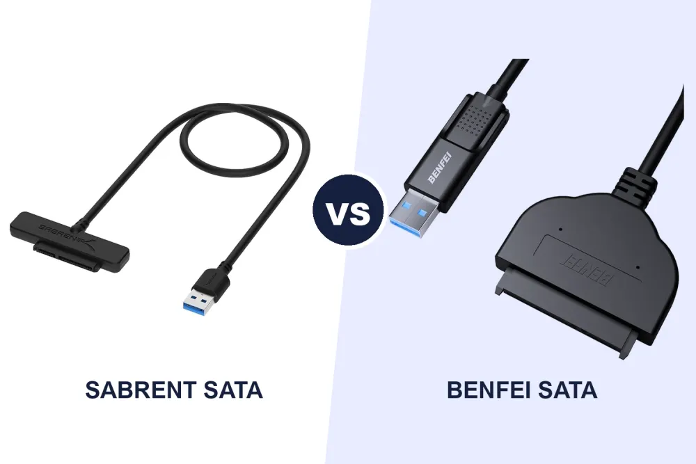 Best SATA to USB Adapter Cable: SABRENT EC-SSHD vs BENFEI 2-in-1 Compared