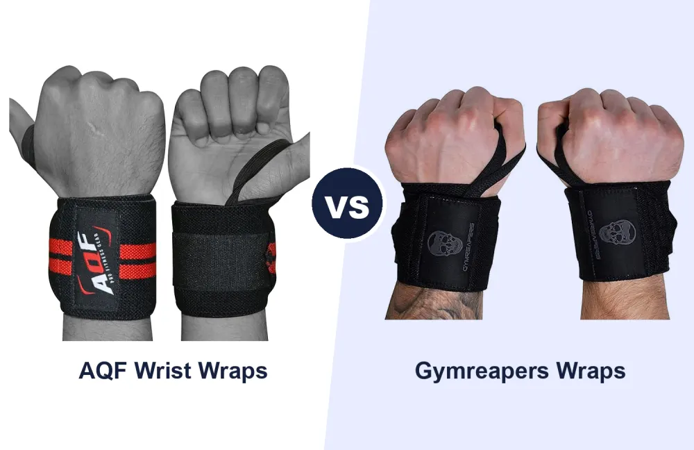Best Weightlifting Wrist Wraps: AQF 13 Inch vs Gymreapers 18 Inch Compared