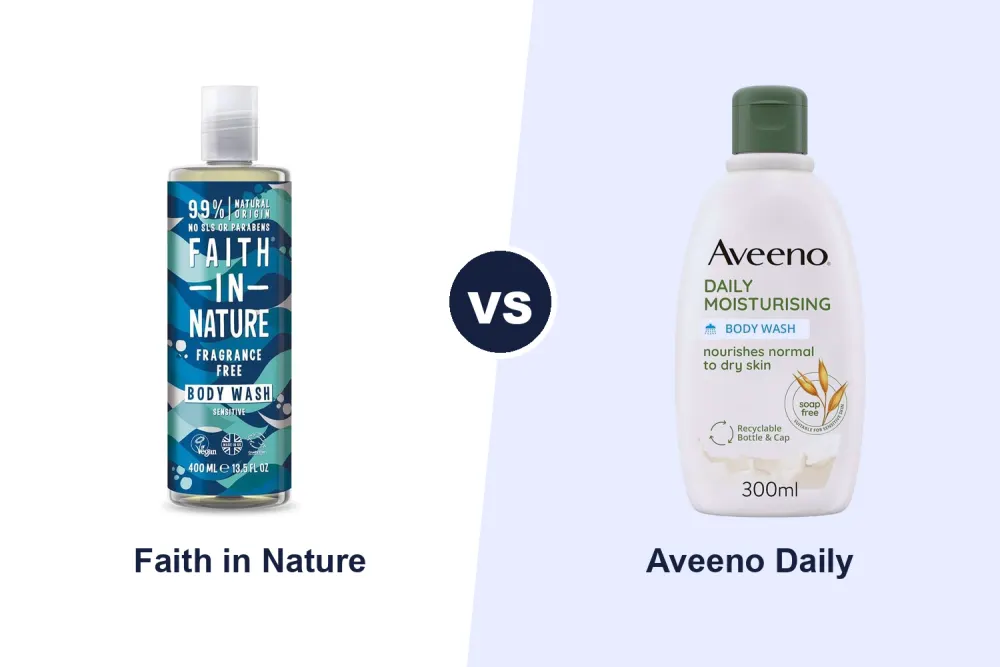 Best Body Wash for Sensitive Skin: Faith in Nature Fragrance Free vs Aveeno Daily Moisturising Compared