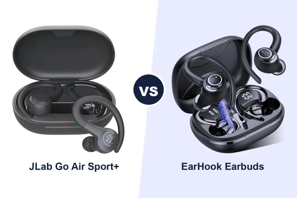 Best Sports Earbuds with Ear Hooks: JLab Go Air Sport+ vs Budget Ear Hook Earbuds Compared