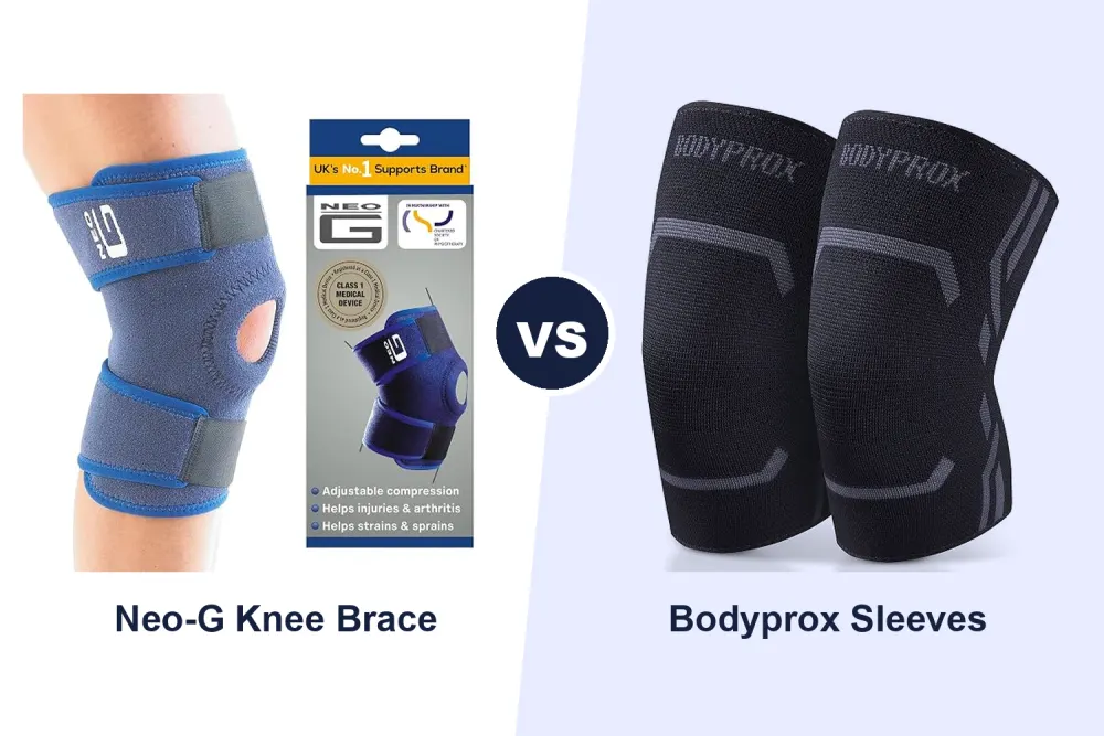 Best Knee Support: Neo-G Open Patella Brace vs Bodyprox Compression Sleeves Compared