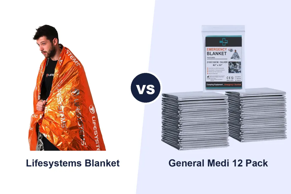 Best Emergency Foil Blanket: Lifesystems Single vs General Medi 12 Pack Compared