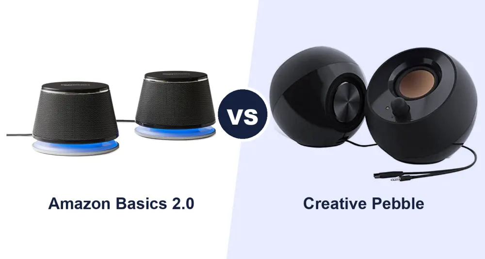 Best USB PC Speakers: Amazon Basics 2.0 vs Creative Pebble 2.0 Compared
