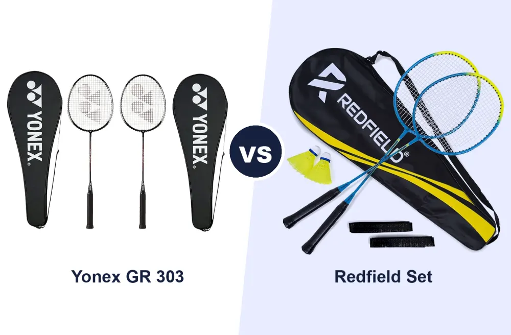Best Badminton Set for Two: Yonex GR 303 Combo vs Redfield Set Compared