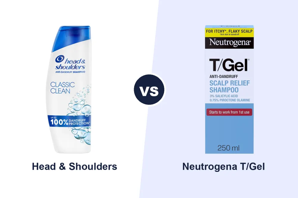 Best Anti-Dandruff Shampoo: Head & Shoulders Classic Clean vs Neutrogena T/Gel Compared