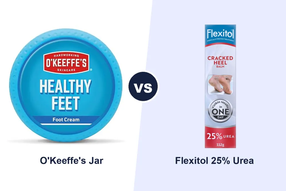 Best Foot Cream for Cracked Heels: O'Keeffe's Healthy Feet vs Flexitol 25% Urea Compared