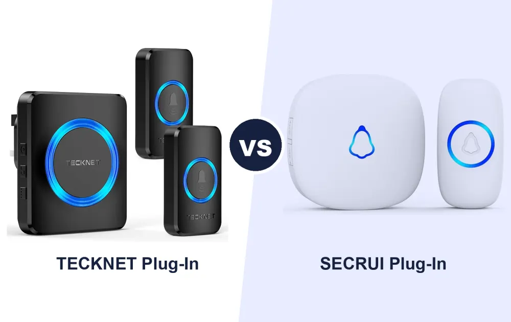 Best Plug-In Wireless Doorbell: TECKNET 2 Push Buttons vs SECRUI Compared