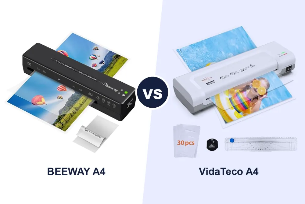 Best A4 Laminator: BEEWAY vs VidaTeco Portable Compared