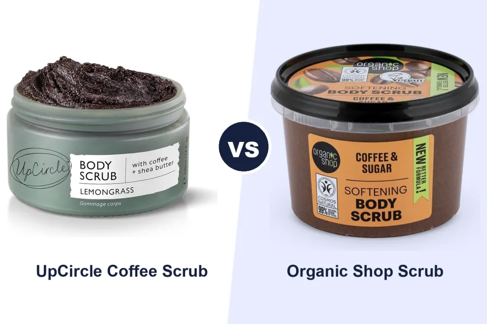 Best Coffee Body Scrub: UpCircle Lemongrass vs Organic Shop Coffee and Sugar Compared