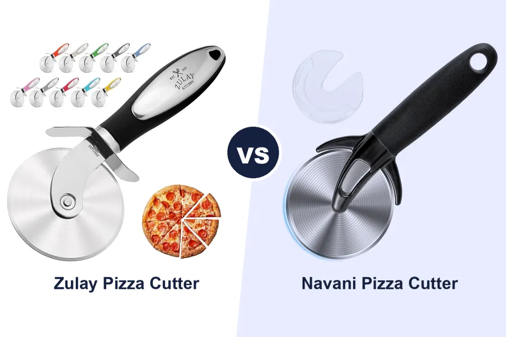 Best Pizza Cutter Wheel: Zulay Kitchen vs Navani 8.5 Inch Compared